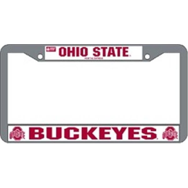 Cisco Independent Ohio State Buckeyes License Plate Frame Chrome 9474628135